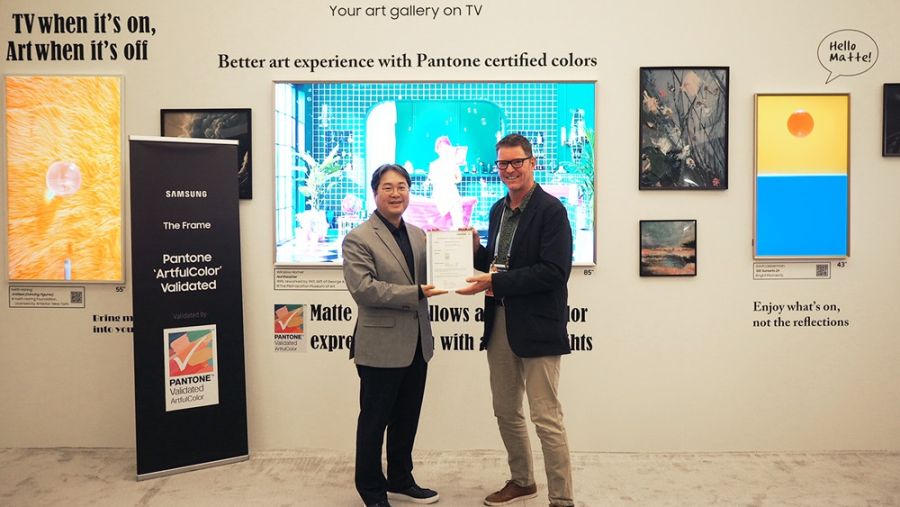 تلفزيون "The Frame 2024" يحصل على أول شهادة اعتماد ArtfulColor لدقة الألوان من هيئة الألوان العالميّة "بانتون"