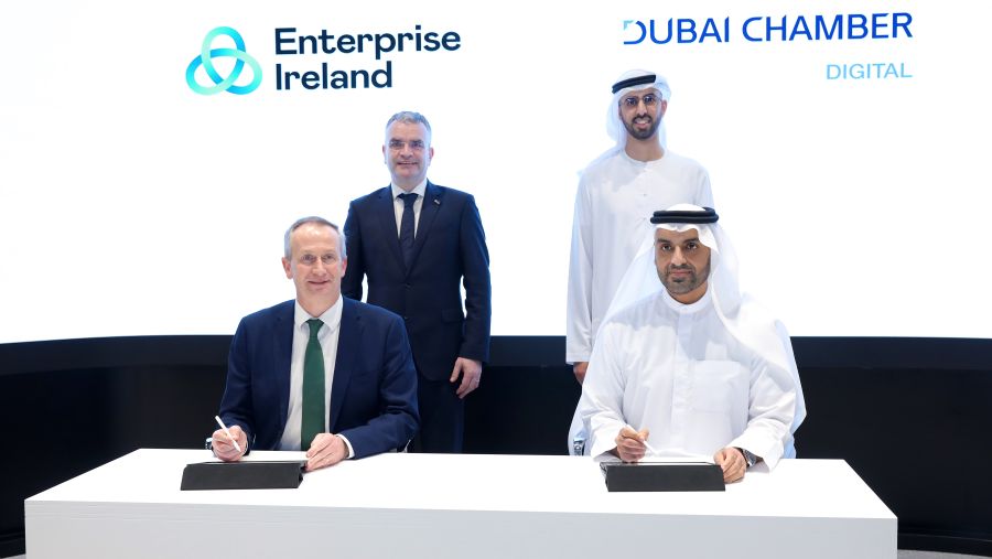 غرفة دبي للاقتصاد الرقمي تبرم مذكرة شراكة استراتيجية مع وكالة "إنتربرايز أيرلندا" لتعزيز التعاون في المجالات الرقمية