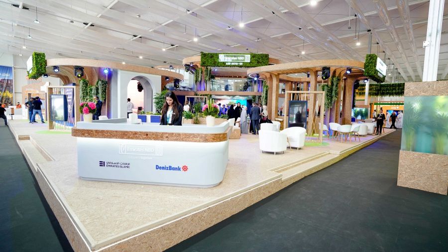 Emirates NBD Group engaged local sustainable businesses to create COP28 stand
