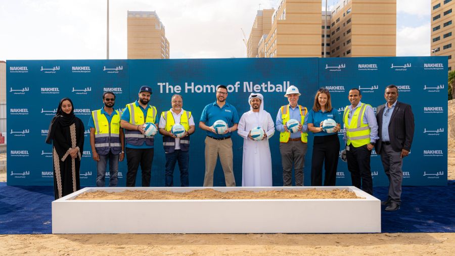 نخيل لإدارة المجتمعات تشرع بتشييد ستة ملاعب لكرة الشبكة في  قرية جميرا سيركل