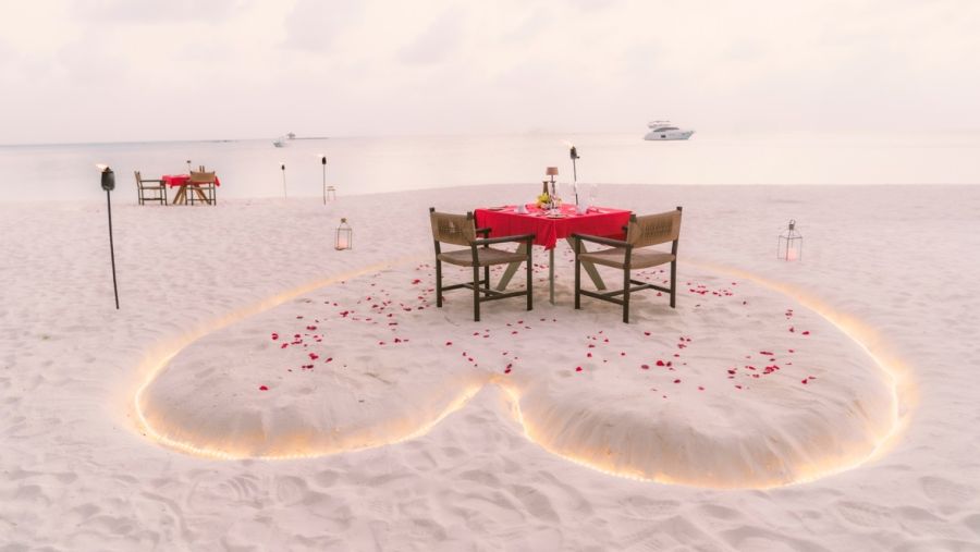 إنتركونتيننتال مالديفز ماموناجاو يرتقي بأجواء الرومانسية في عيد الحب