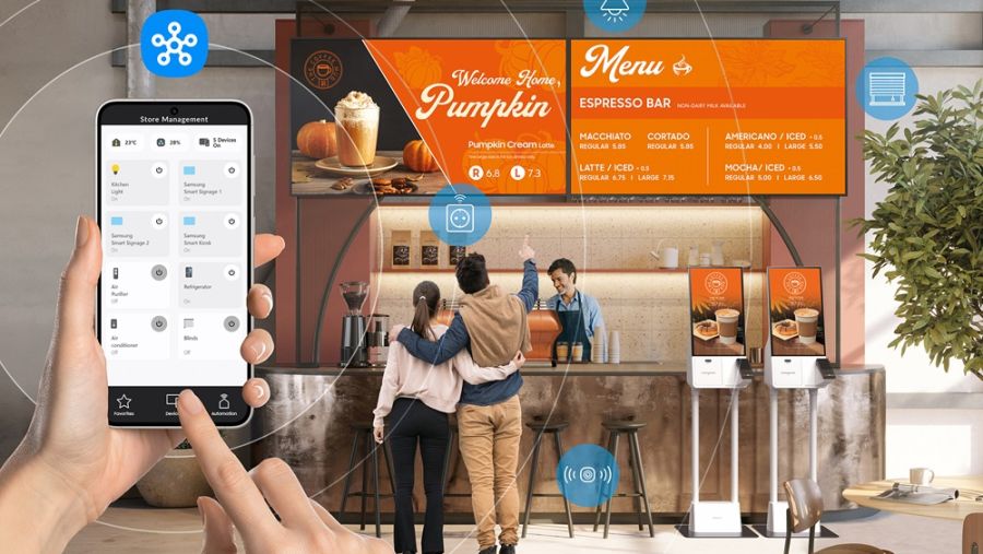 Samsung Showcases Advanced Connectivity Through SmartThings for Its B2B Displays at ISE 2024