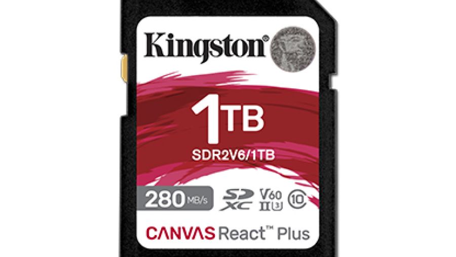 Kingston Digital Introduces New Canvas React Plus V60 SD Card