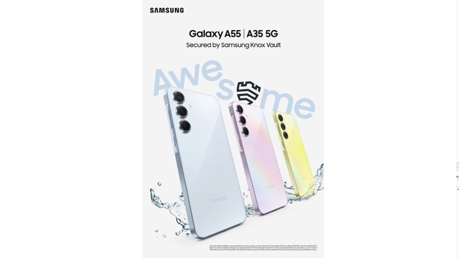 سامسونج تكشف عن Galaxy A55 5G وGalaxy A35 5G المزوّدين بابتكارات متميّزة وأمان مصمم للجميع