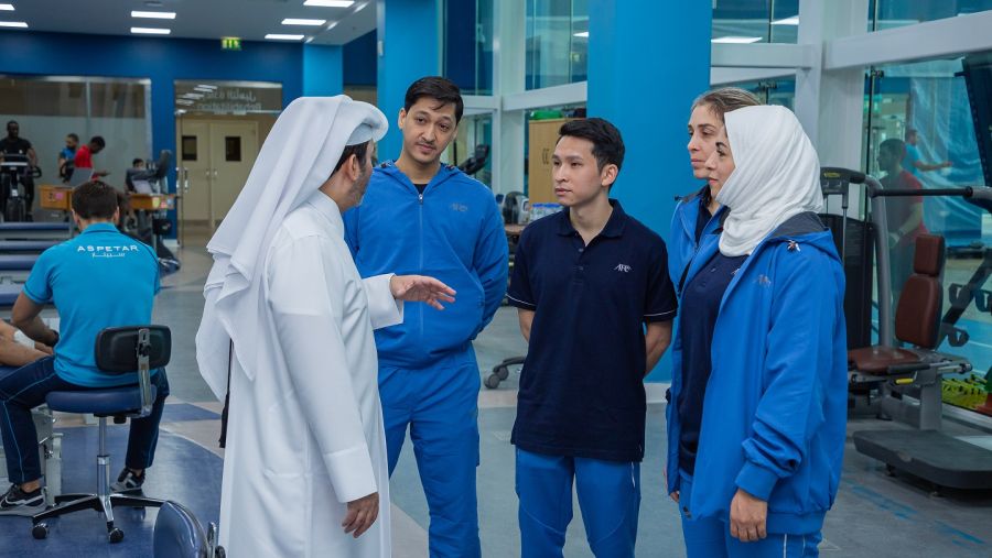 سبيتار يستضيف أحدث المشاركين في برنامج زمالة رئيس الاتحاد الآسيوي لكرة القدم للطب الرياضي
