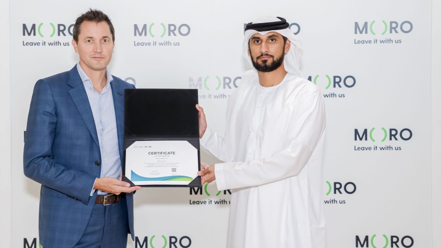 "مورو" تمنح الشهادة الخضراء لـشركة "ديم للتمويل ذ م م " تقديراً لالتزامها في مسيرة التحول الرقمي المستدام