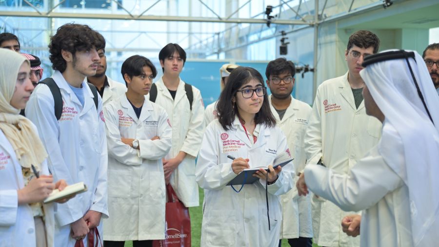 طلاب وايل كورنيل للطب - قطر يزورون سبيتار ويستكشفون العلاقة بين الطب الرياضي والميكانيكا الحيوية
