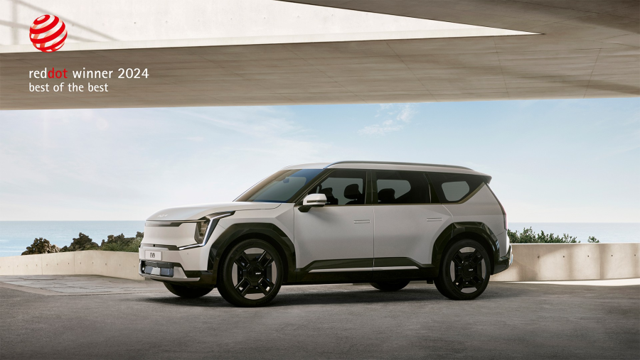 Kia EV9 wins coveted Red Dot:  ‘Best of the Best’ Award