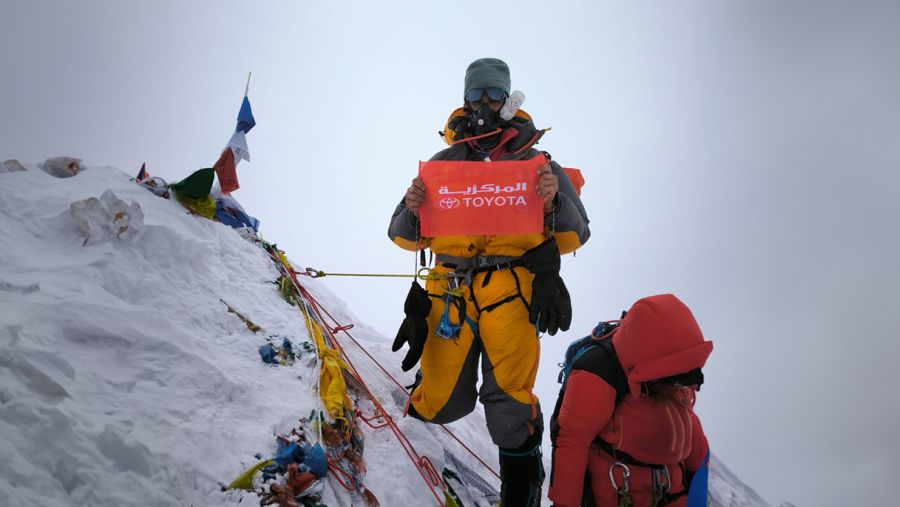 "المركزية تويوتا" تواصل دعمها لمتسلق الجبال الأردني أحمد بني هاني في تحقيق حلمه للوصول إلى 14 قمة جبلية