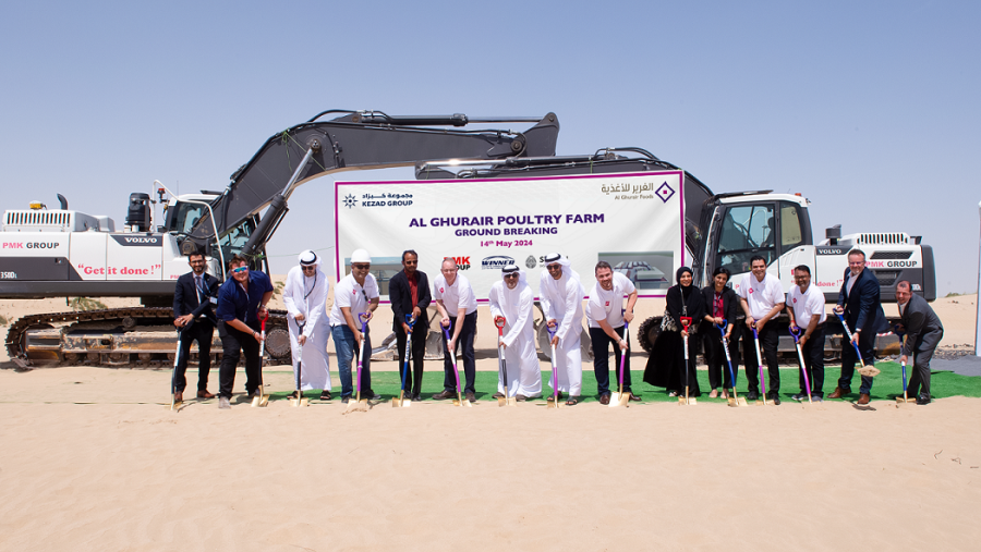 Al Ghurair Foods Breaks Ground on Broiler Farm in Abu Dhabi, part of AED1 billion investment agreement with KEZAD