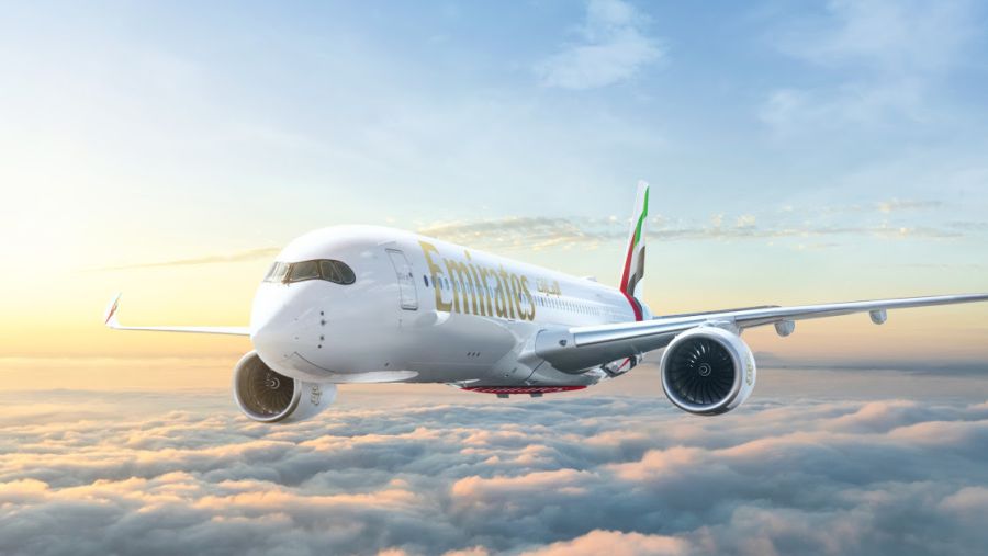طيران الإمارات تكشف عن أول 9 وجهات لشبكة طائرتها الجديدة A350