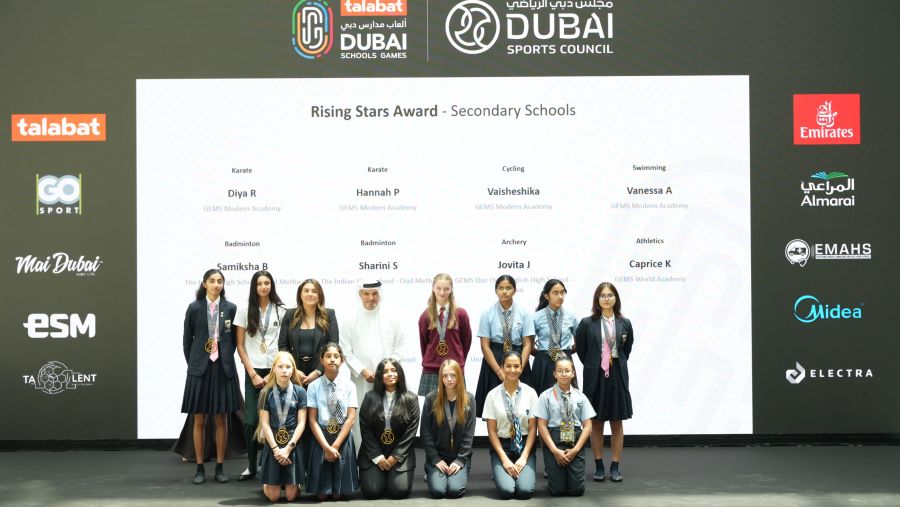 Dubai Sports Council celebrates Winners of the 4th “Talabat Dubai Schools Games”