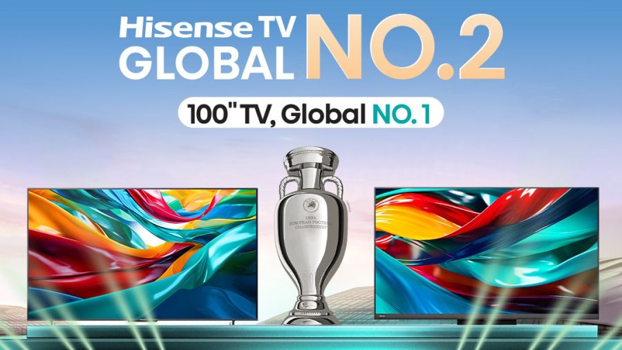 Hisense TV Ranked No. 2 Globally in Q1 2024