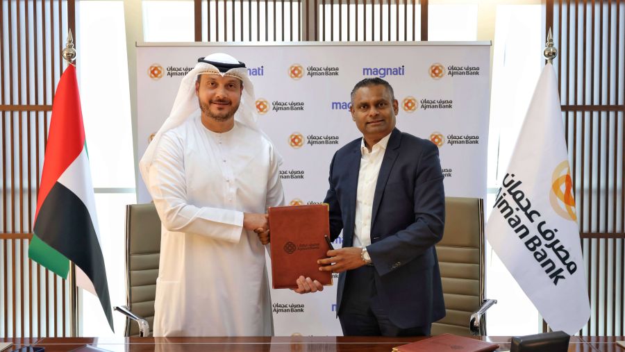 مصرف عجمان في شراكة مع ماغناتي لتوفير خدمات الاستحواذ التجاري لعملائه