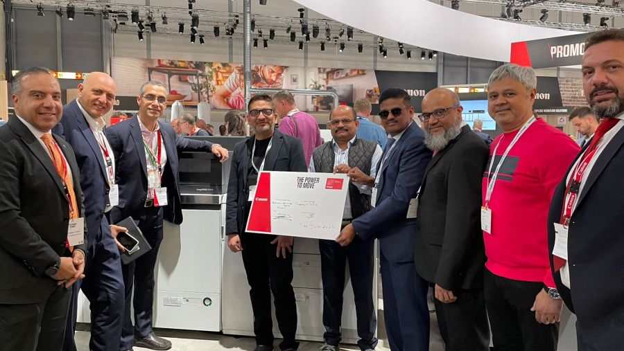 Canon Demonstrates The Power to Move with its Most Successful Drupa to Date, Securing Major Deals from Middle East Customers