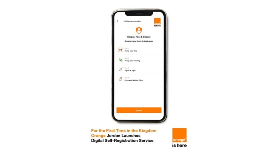 For First Time in Kingdom, Orange Jordan Launches Digital Self-Registration Service