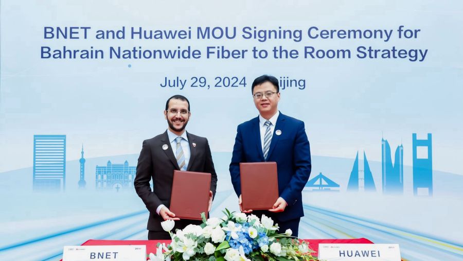 BNET Signs MoU with Huawei to Enhance Nationwide Fiber Broadband Experience in Bahrain