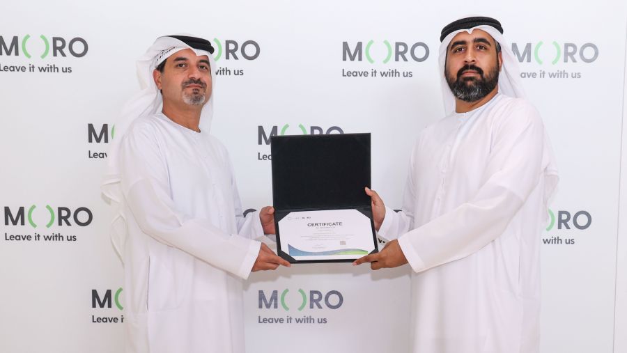  Moro Hub Presents Green Certificate to Oilfields Supply Center Ltd. 