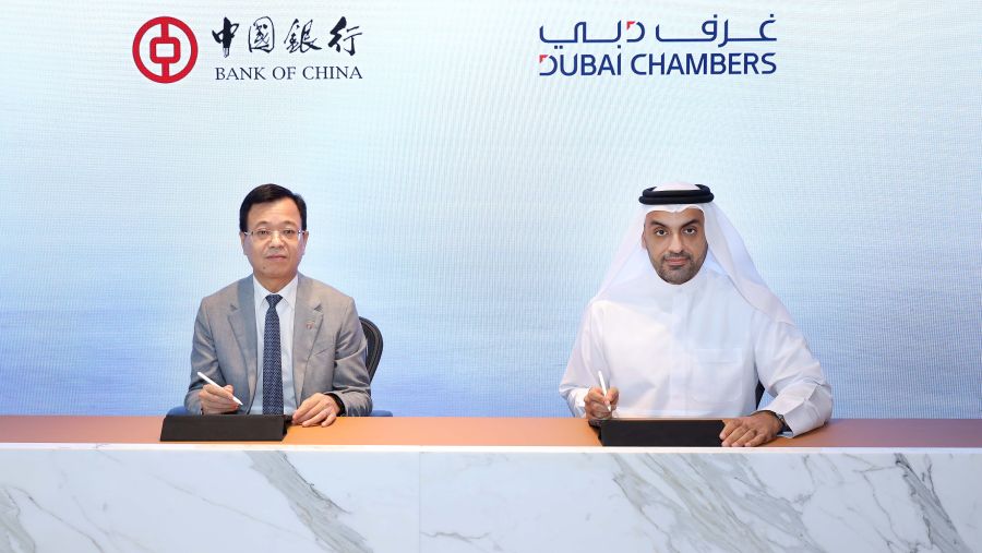 غرف دبي توقع اتفاقية مع بنك الصين لدعم المستثمرين وتعزيز التبادل التجاري 
