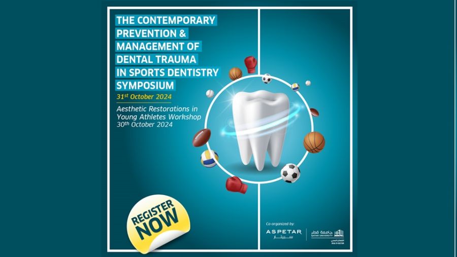 سبيتار وجامعة قطر ينظمان ندوة وورشة عمل حول طب الأسنان الرياضي
