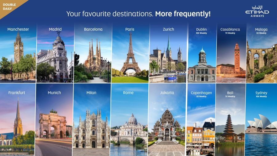 الاتحاد للطيران تضاعف متعة السفر مع رحلاتها اليومية في صيف 2025