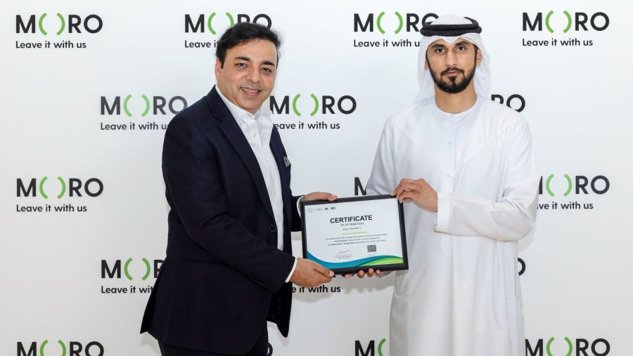 The initiative recognized the effort of National Holding’s business entities that have chosen Moro Hub's Green Data Centers for their IT workloads