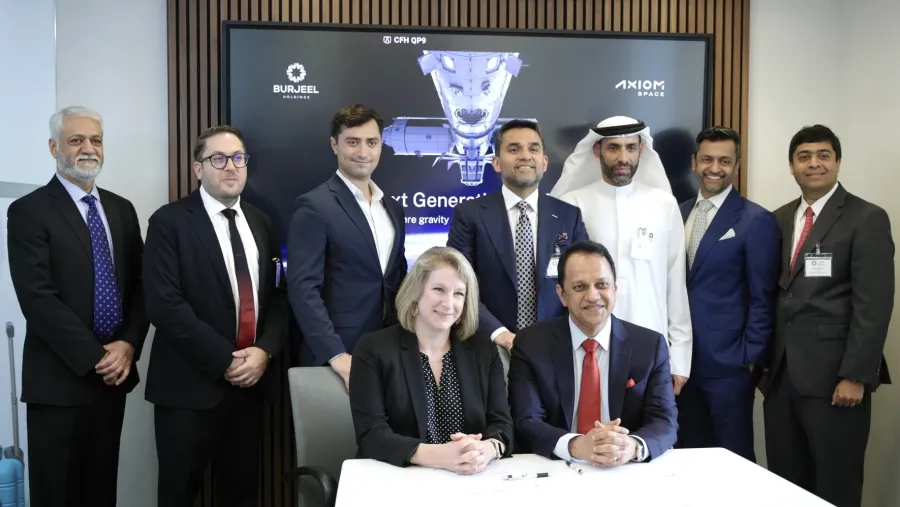 أكسيوم سبيس وبرجيل القابضة توقعان اتفاقية لإجراء أبحاث واختبار تقنيات جديدة في الفضاء