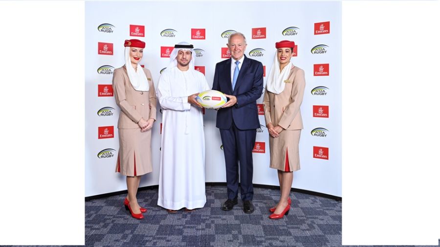 طيران الإمارات راعياً رئيسياً لبطولات الاتحاد الآسيوي للرجبي