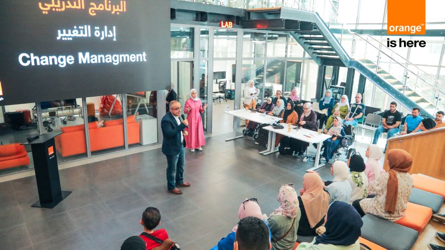 Orange Jordan Hosts Training to Enhance Capabilities of Persons with Disabilities across Various Areas