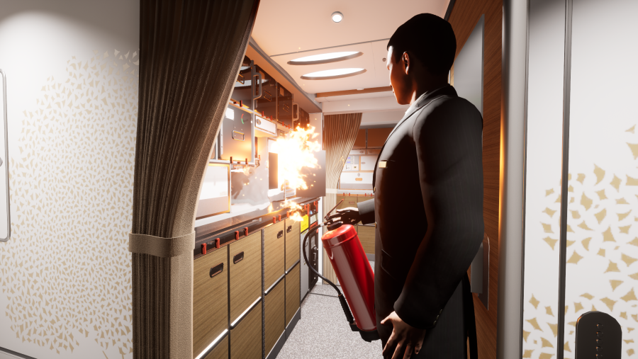 طيران الإمارات توفر لأفراد طواقم الخدمة برامج تدريب على السلامة بتقنيات الواقع الافتراضي