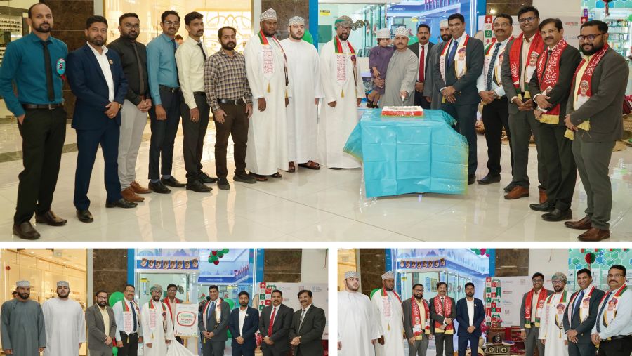 لولو للصرافة يحتفل بالعيد الوطني الرابع والخمسين للسلطنة مع الزبائن