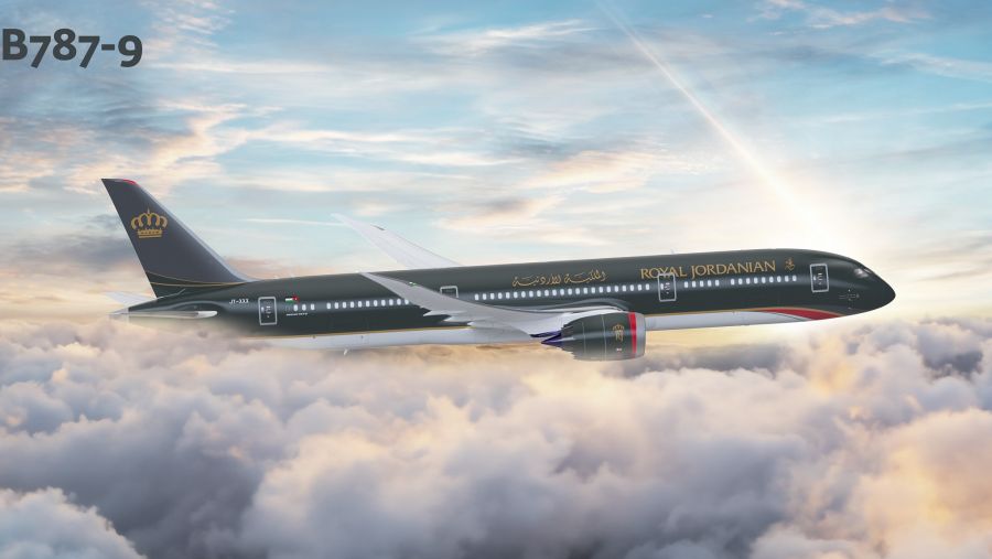 Royal Jordanian announces order for GEnx-1B* engines to power expanded Boeing 787-9 fleet   