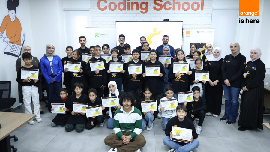 Orange Jordan Conducts Workshop at Coding School to Enrich Children’s Knowledge about Climate Change
