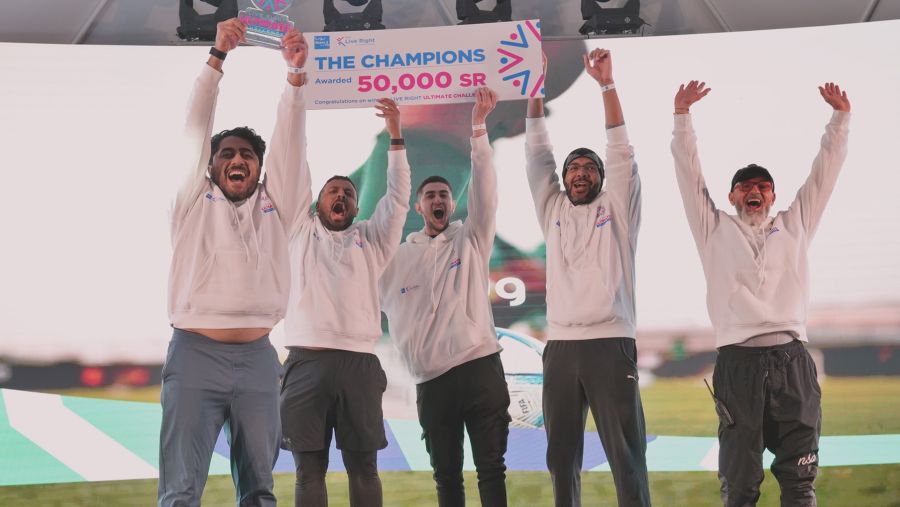 بوبا العربية تتوج فريق "بيبسيكو" في بطولة "حياتك صح" التحدي الأسطوري