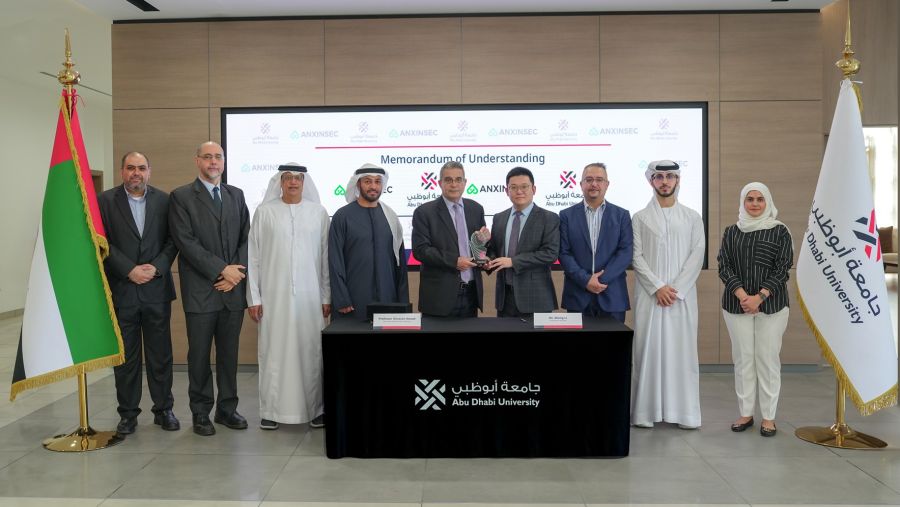 جامعة أبوظبي تتعاون مع "أنكسينسك" لتعزيز التعليم في مجال الأمن السيبراني بين الطلبة