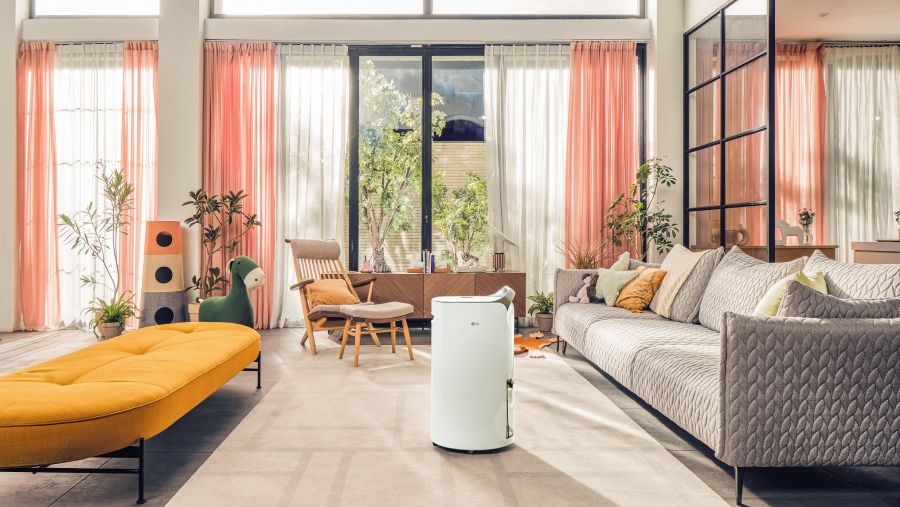 تنفسوا بسهولة ووفروا الطاقة مع المزايا الذكية في أجهزة إزالة الرطوبة من إل جي