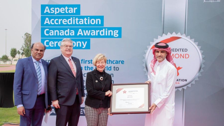 سبيتار يحتفي مع موظفيه بإنجازه غير المسبوق من هيئة الاعتماد الكندية