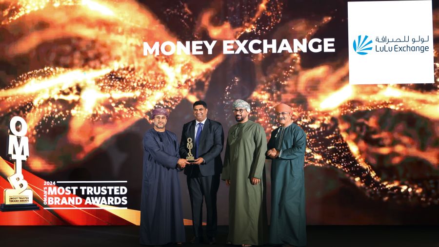 LuLu Exchange voted Oman's Most Trusted Brand for the second consecutive year