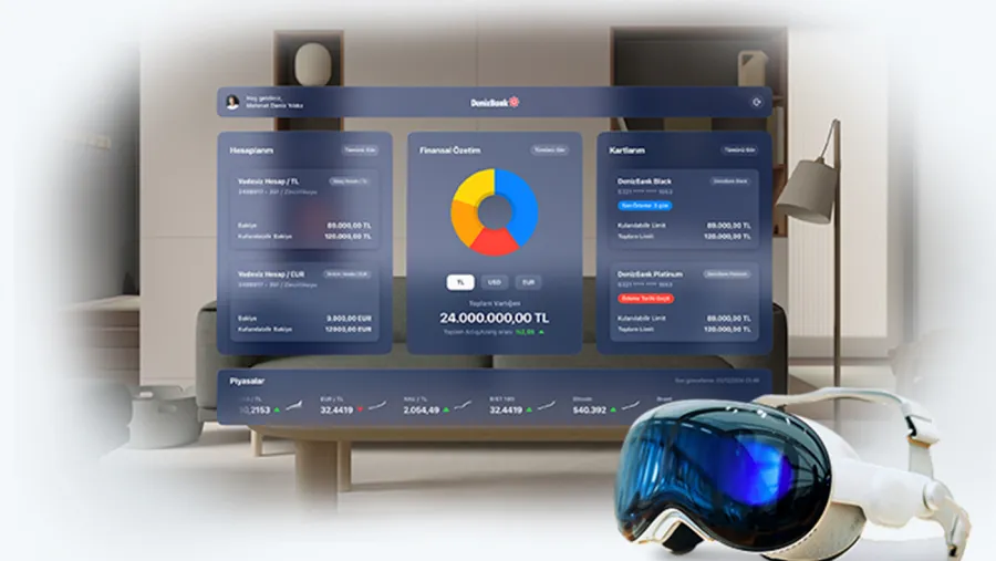 MobilDeniz becomes the first banking application integrated with Apple Vision Pro in Türkiye