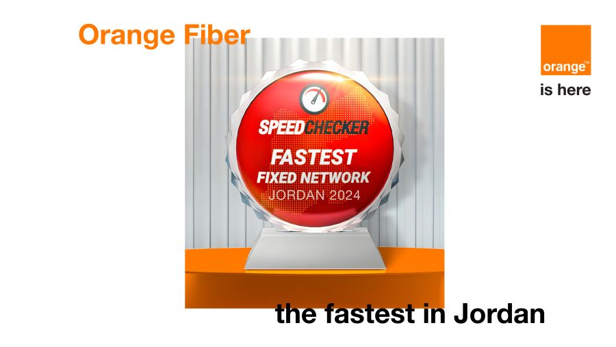 Orange Jordan Certified as “The Fastest Fiber Internet Provider in Jordan” 