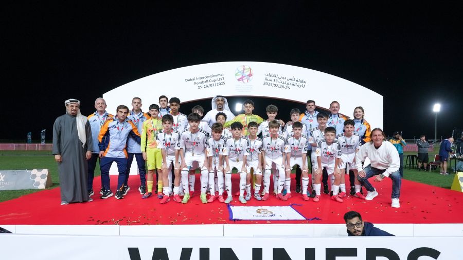 Real Madrid maintains Title of the U 13 Dubai Intercontinental Football Cup  