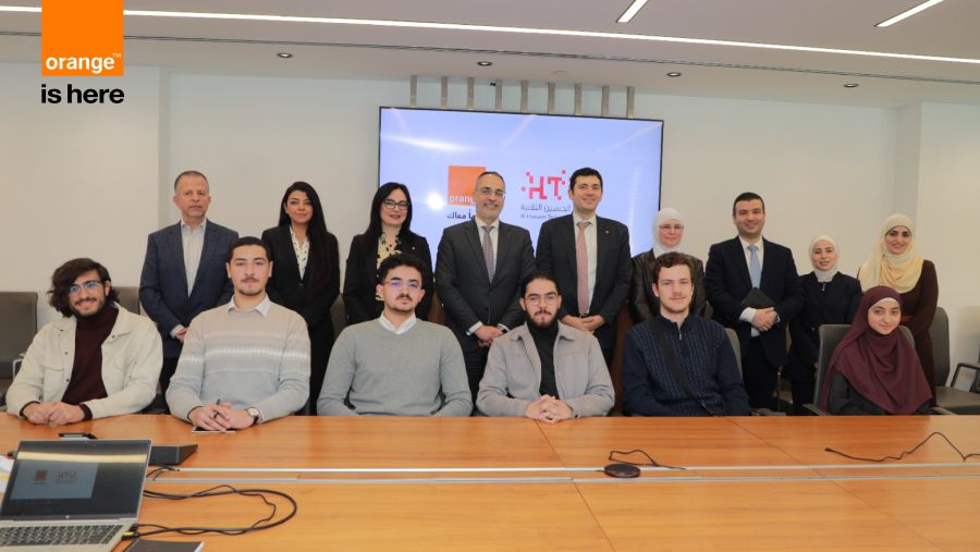 Orange Jordan and Al Hussein Technical University Continue the “Congratulating Al Hussein Grants” with Student Meeting