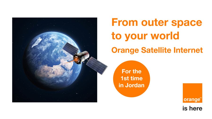 For the First Time in the Kingdom Orange Jordan Launches Satellite Internet Service