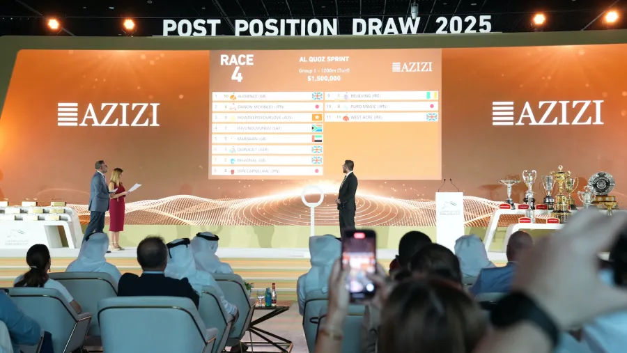Azizi Developments activates post-position draw for 2025 Dubai World Cup