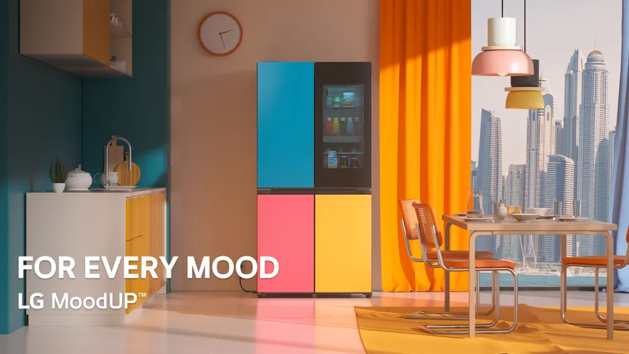 Give Your Kitchen The Ultimate Glow Up With The New LG Moodup™ Refrigerator