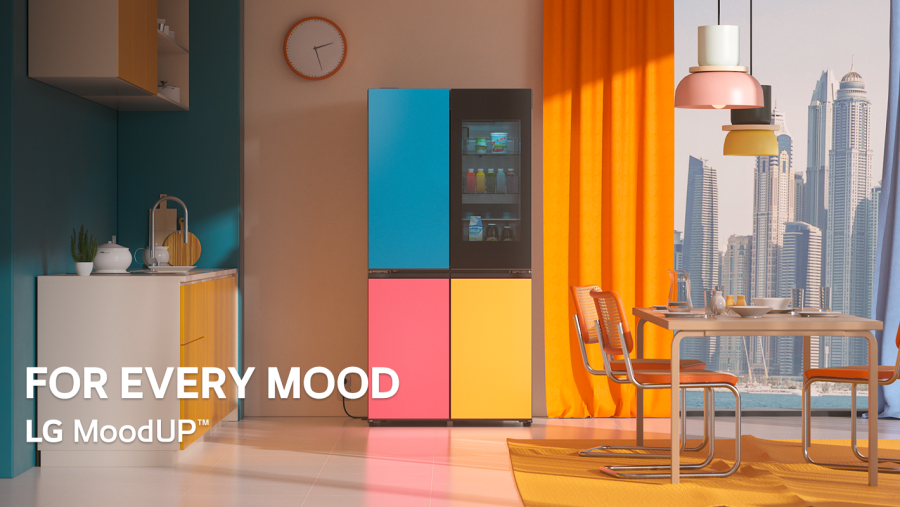 Give Your Kitchen The Ultimate Glow Up With The New LG Moodup™ Refrigerator