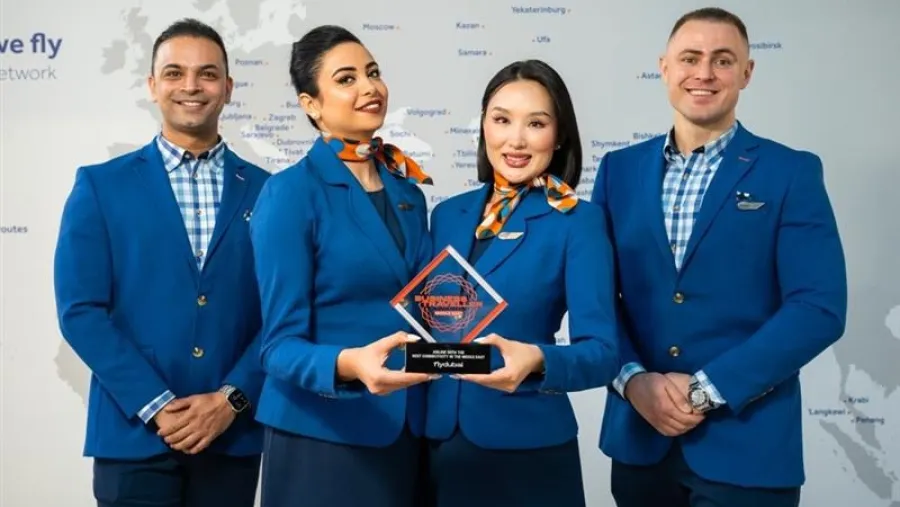 flydubai wins “Airline with the Best Connectivity in the Middle East” for the second time at the 2025 Business Traveller Middle East Awards
