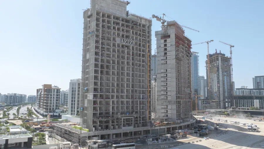 Azizi Developments' Riviera Beachfront I reaches 58% construction milestone 