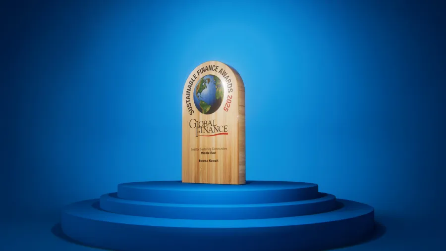 Boursa Kuwait recognized by Global Finance for its outstanding financial leadership in community sustainability