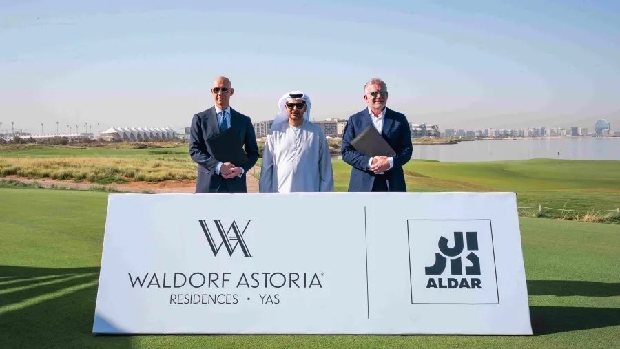 Aldar partners with Hilton to develop Yas Island’s first branded residences under the iconic Waldorf Astoria brand
